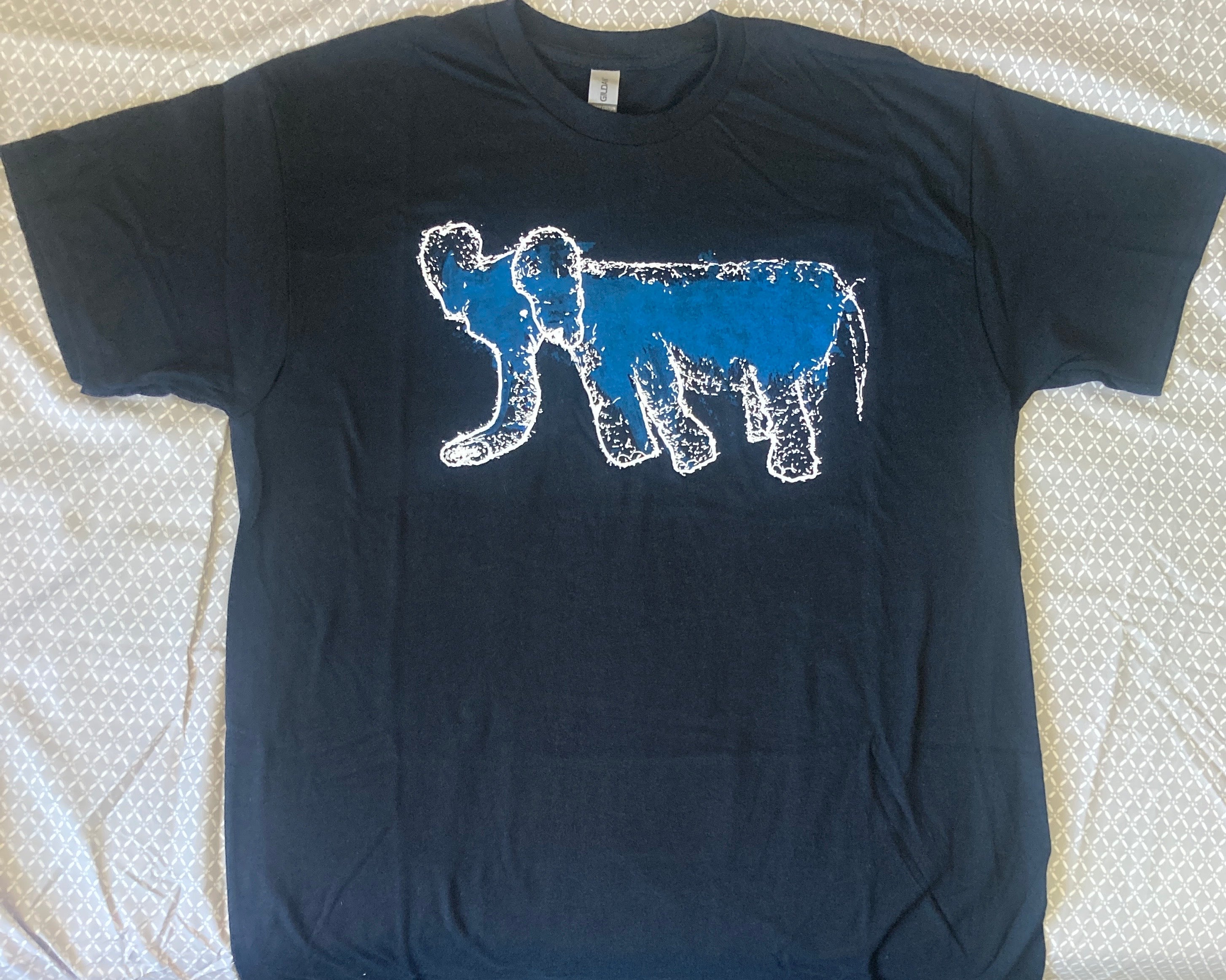 Blue Elephant (Black)