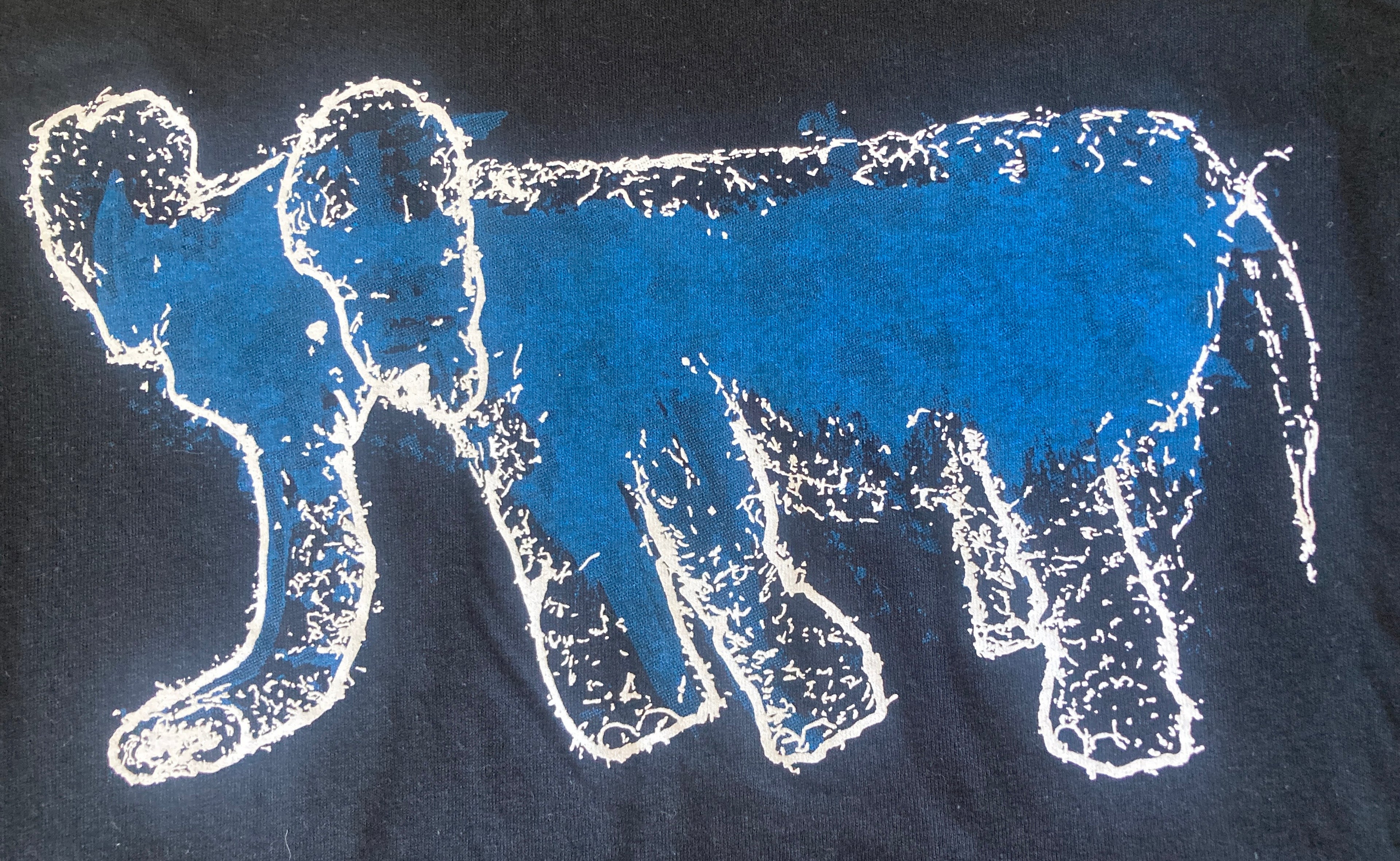 Blue Elephant (Black)