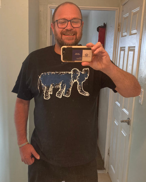 Blue Elephant (Black)